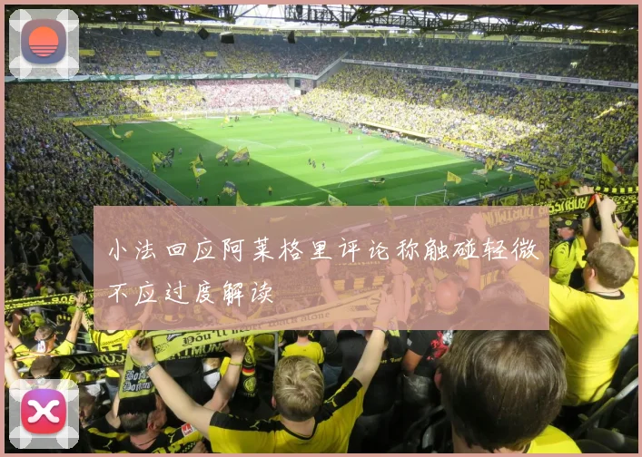 小法回应阿莱格里评论称触碰轻微不应过度解读