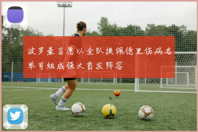 波罗豪言愿以全队换佩德里伤病名单可组成强大首发阵容